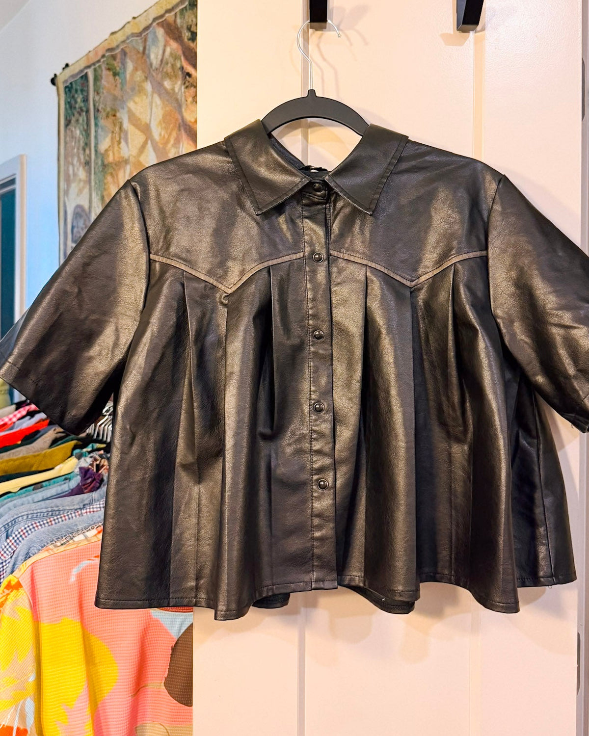 GEORGIA PLEATED TOP