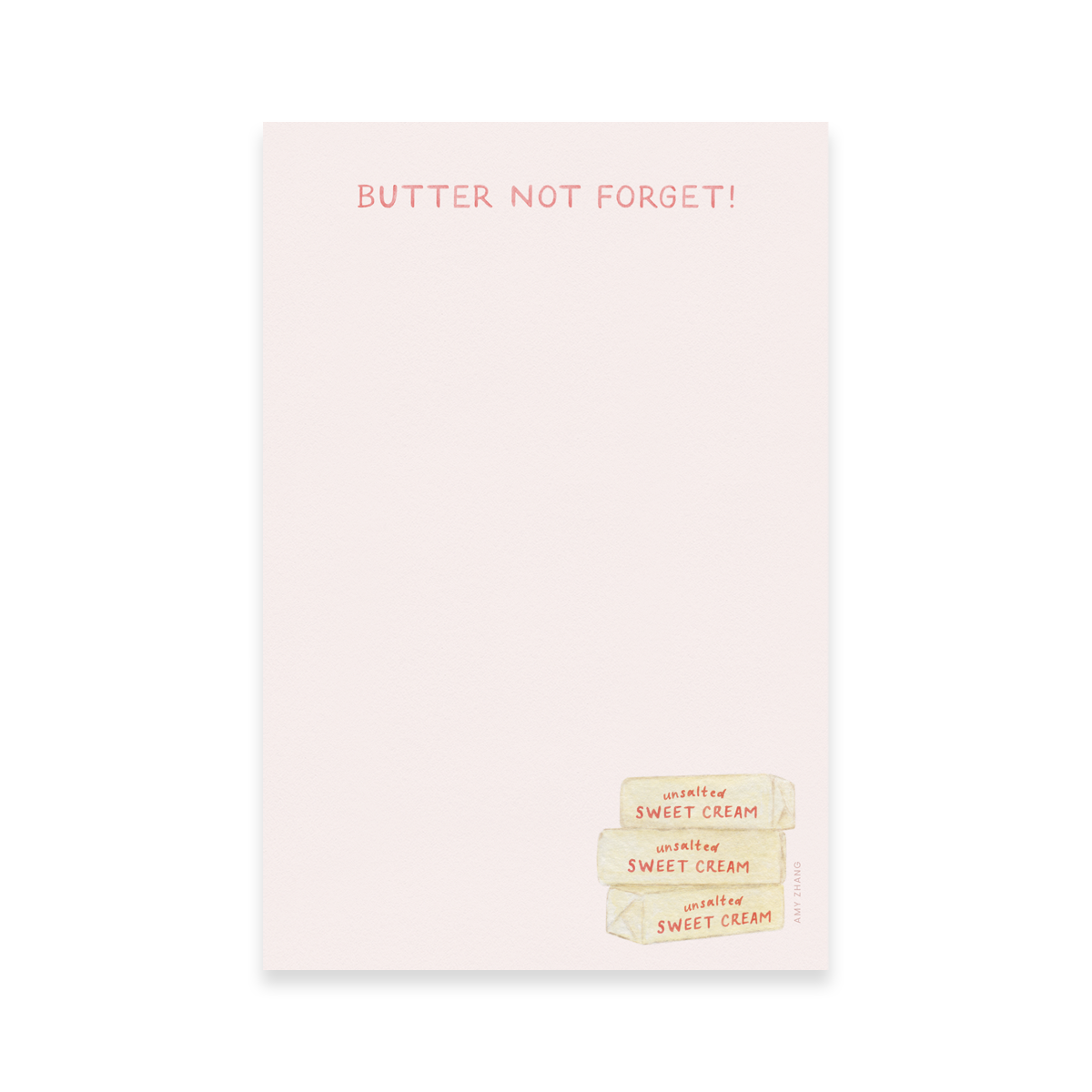NOTEPAD - BUTTER