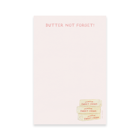 NOTEPAD - BUTTER