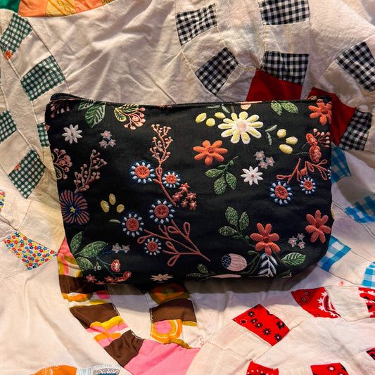 BAG Floral Cosmetic Makeup Pouch