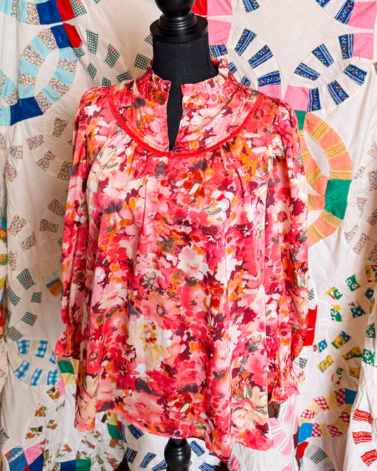 Amber PkSatin Top