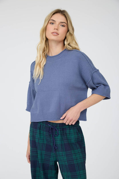 Krista Drop Shoulder SS Sweater