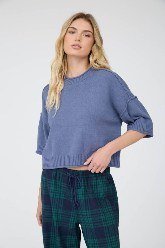 Krista Drop Shoulder SS Sweater