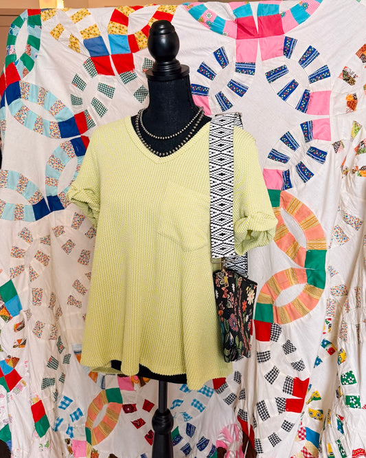 Bandy Lime Tee