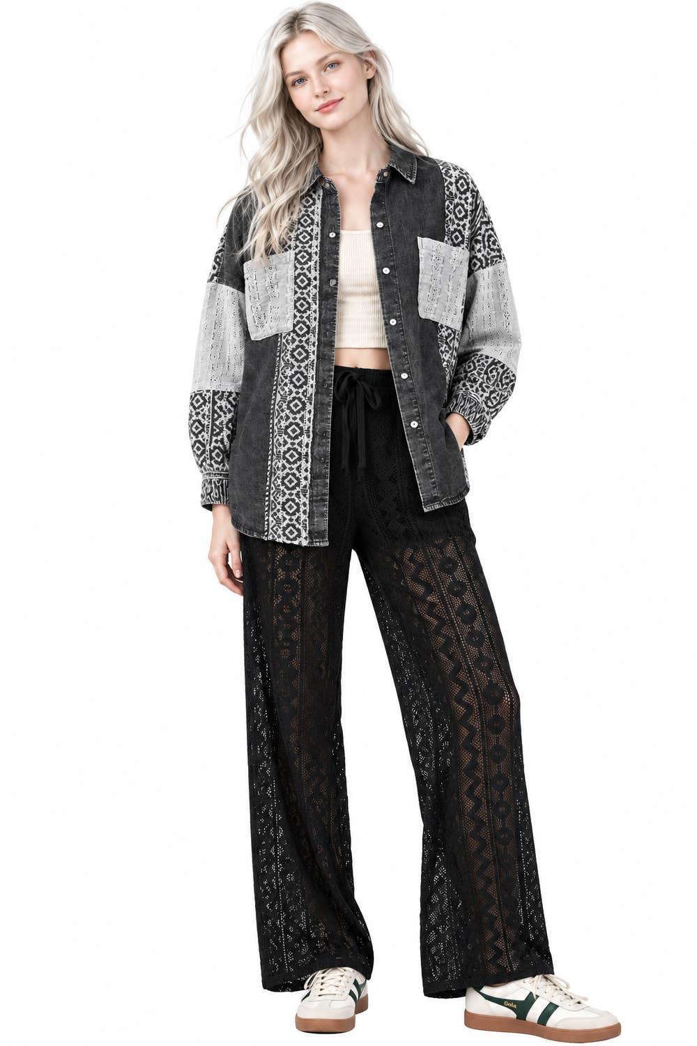 KARA DENIM SHACKET