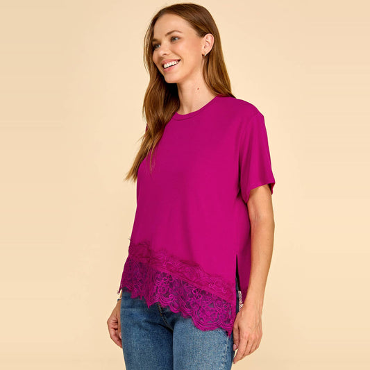 ISLA LACE TRIM TOP