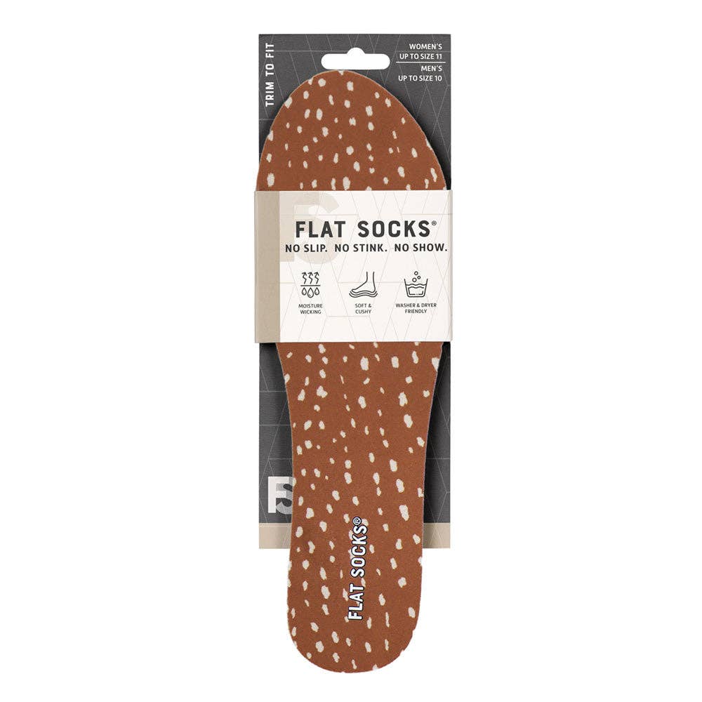 Fawn-Tastic FLAT SOCKS: Small  (up to Women's 11, Men's 10)