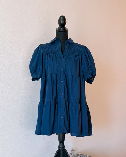 CORA NAVY DRESS