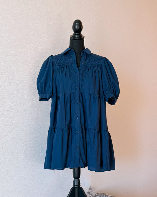 CORA NAVY DRESS