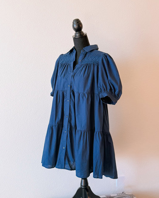 CORA NAVY DRESS