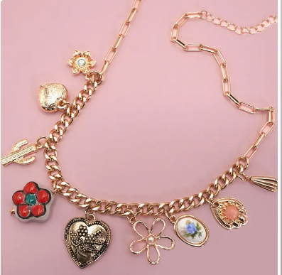 NECKLACE Charm - flower